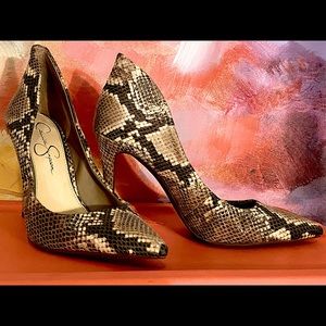 Jessica Simpson Snakeskin Pumps